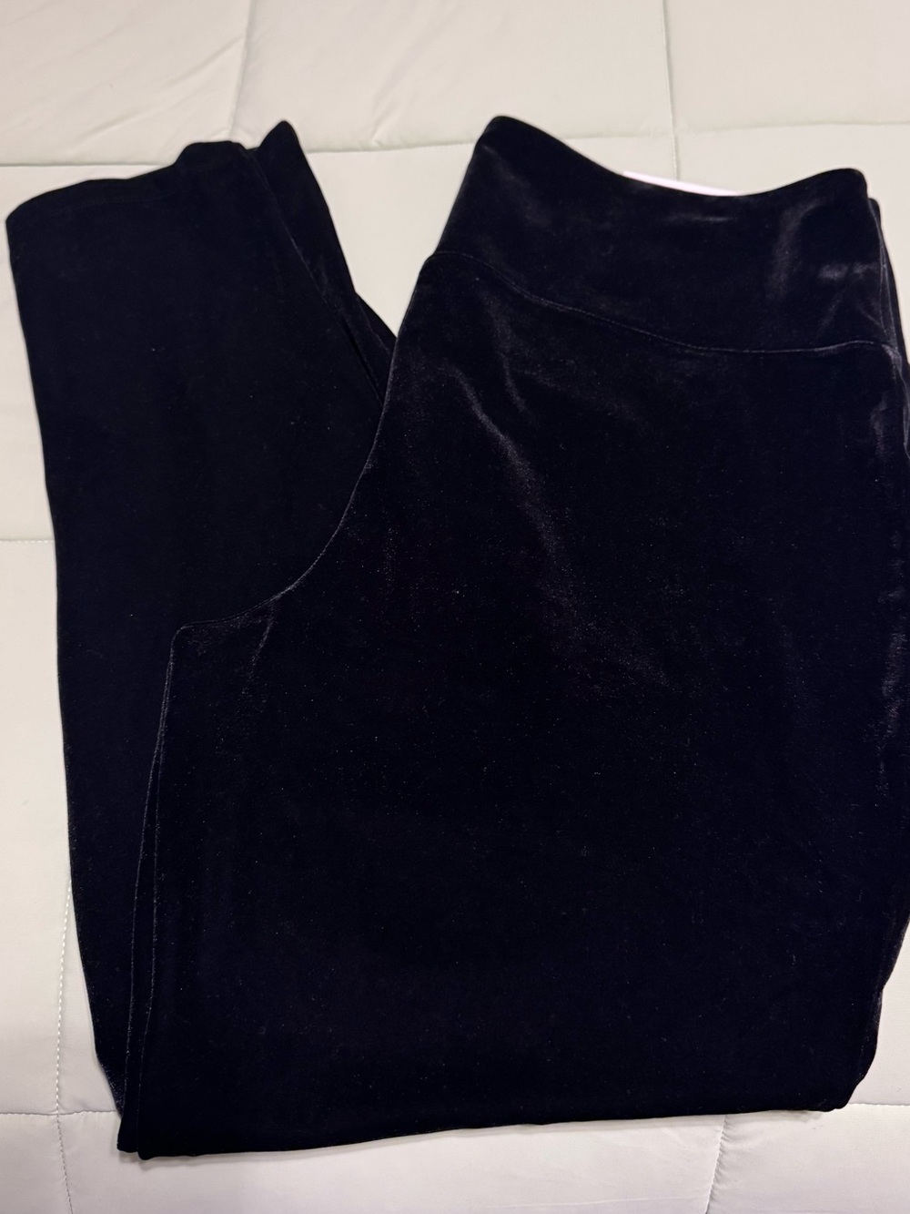 Soma Black Velvet Leggings